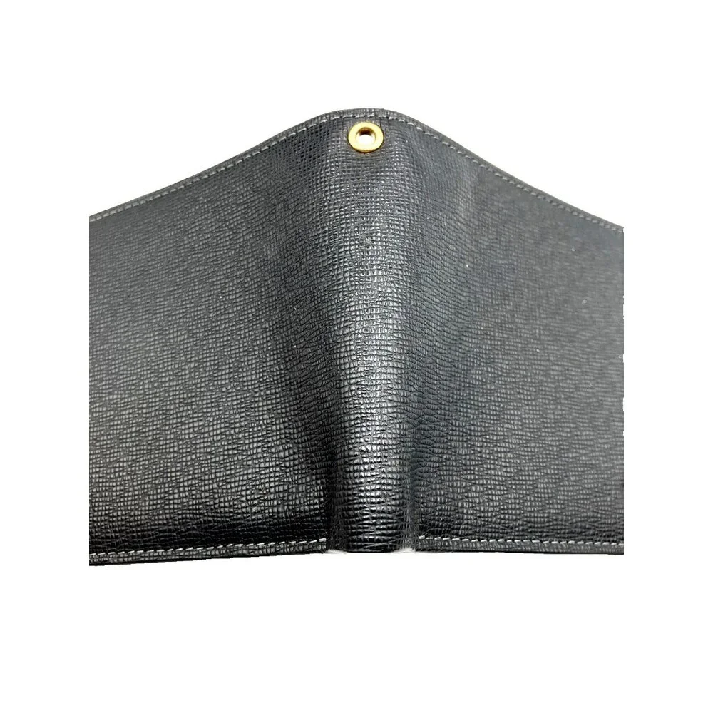 NWOT Defend Paris Black Bifold Wallet With Eyelet For Chain
